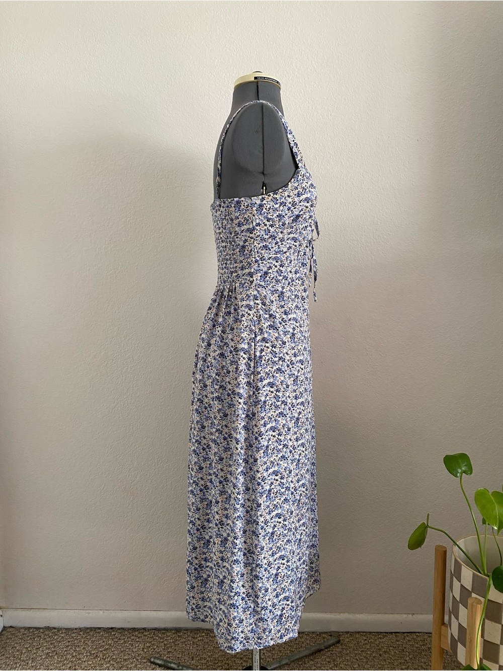 Abercrombie & Fitch Blue Floral Dress - Picture 2 of 7